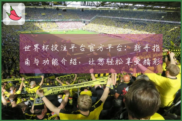 世界杯投注平台官方平台：新手指南与功能介绍，让您轻松享受精彩赛事直播